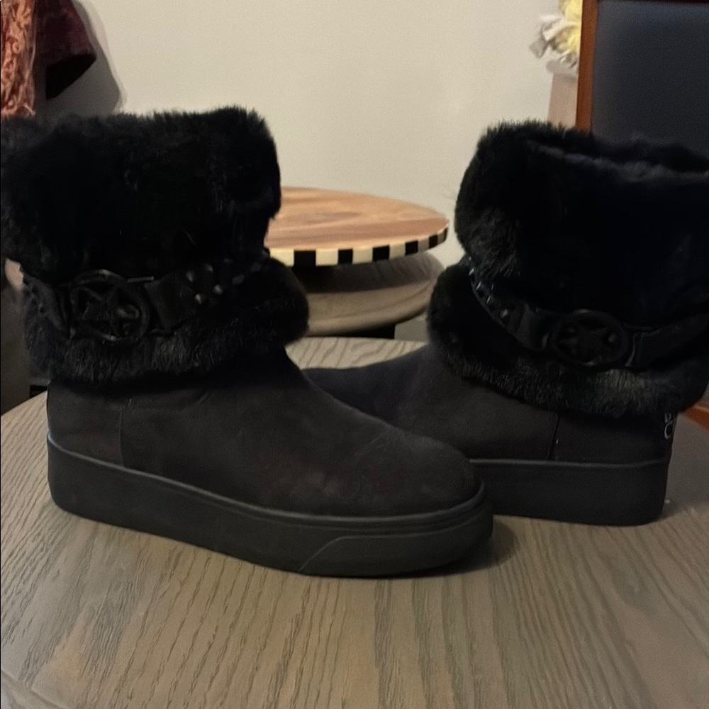 Blackcraft Cult Fur Boots 7 1/2